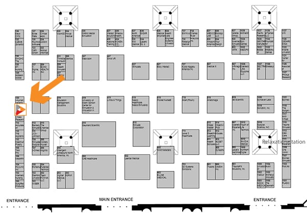 IMSH 2020 exhibit hall IVS 600