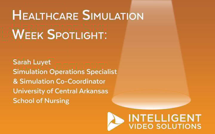 Healthcare Simulation Week: Spotlight - Sarah Luyet
